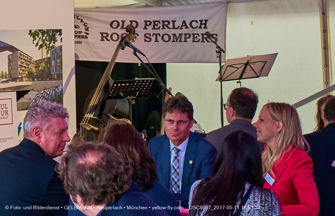 11. Mai 2017 - Grundsteinlegung für die LOGE und dem Kulturquadrat in Neuperlach